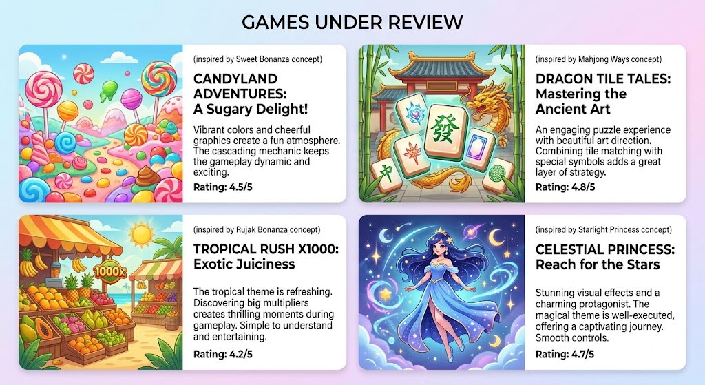 Game reviews